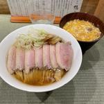 鴨コンフィ麺to小親子丼(らーめん 鴨to葱)