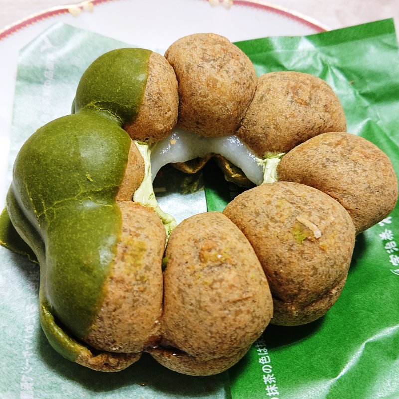 ポン・デ・宇治抹茶黒みつもち(ミスタードーナツ　鹿島田ショップ )