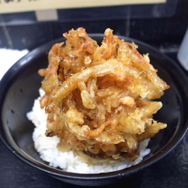 ミニかき揚げ丼(もりしょう)