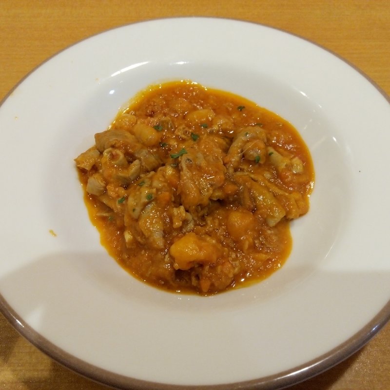 モツのトマト煮(サイゼリヤ イトーヨーカドー船橋店)