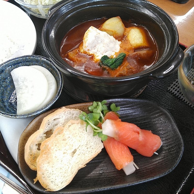 西和賀ビーフシチューセット(道の駅 錦秋湖 （ミチノエキ キンシュウコ）)