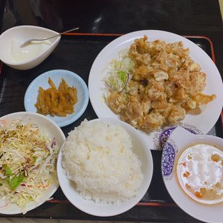 鶏マヨネーズ定食(中華食堂 劉 )