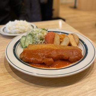 ポークカツレツ(トマト)(洋食 アルチザン)