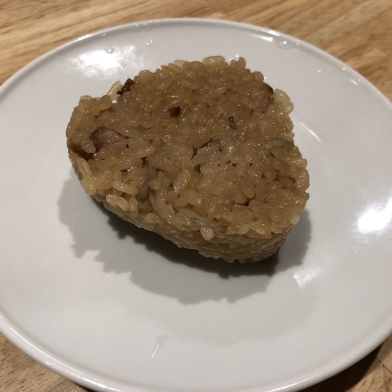 焼豚おにぎり(中華そば とら食堂 福岡分店(白河ラーメン))