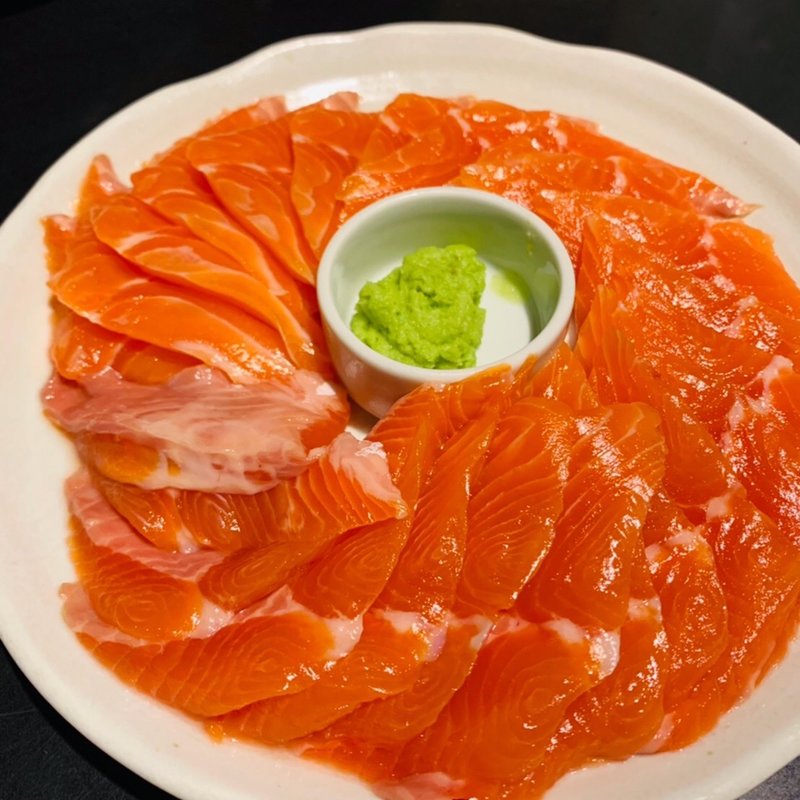 サーモン丼(自宅)