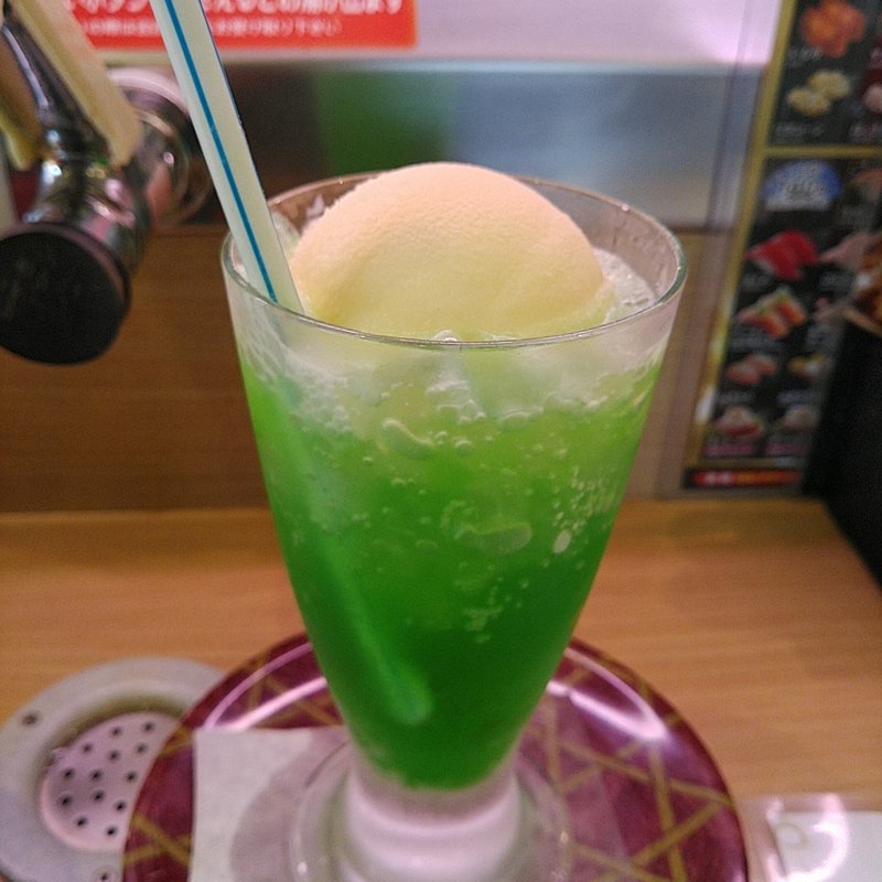 クリームソーダ(平禄寿司 築館 )