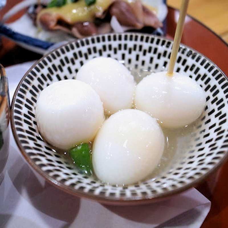 半熟うずらキムチ(瓦焼き ひとたらし)