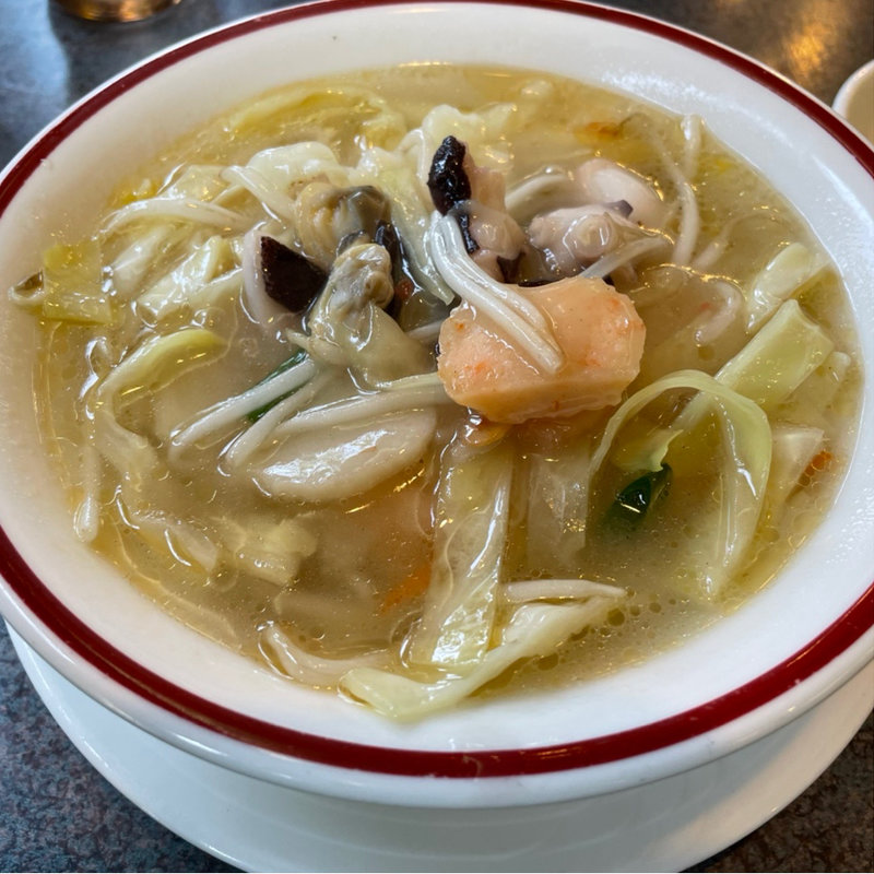 海鮮湯麺(四川料理 剣閣)