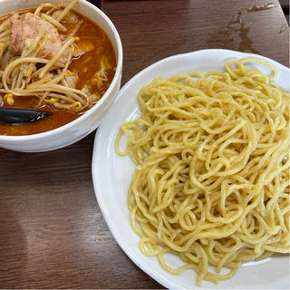 肉汁辛唐辛つけ麺(まぐろラーメン大門)