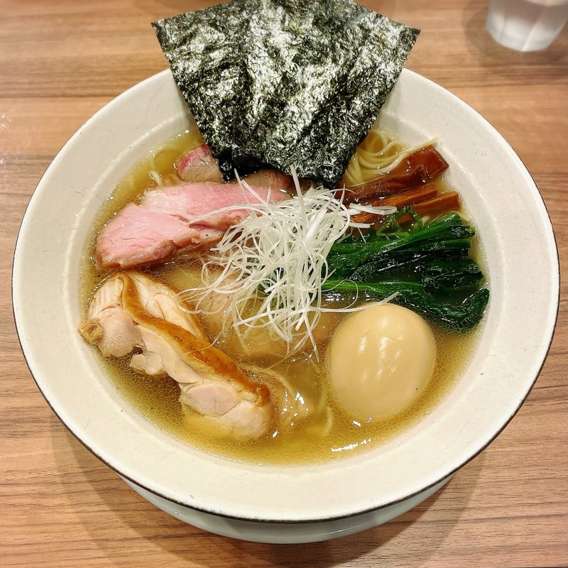 特製塩ラーメン(麺処 ほん田 秋葉原本店)