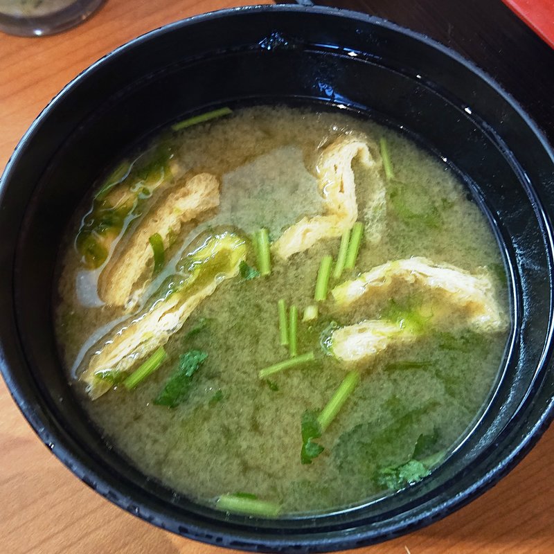 あおさ入り 味噌汁(無添くら寿司 八王子みなみ野店)