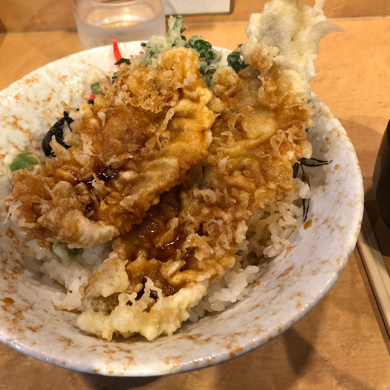 穴子天丼(天丼ふじ)