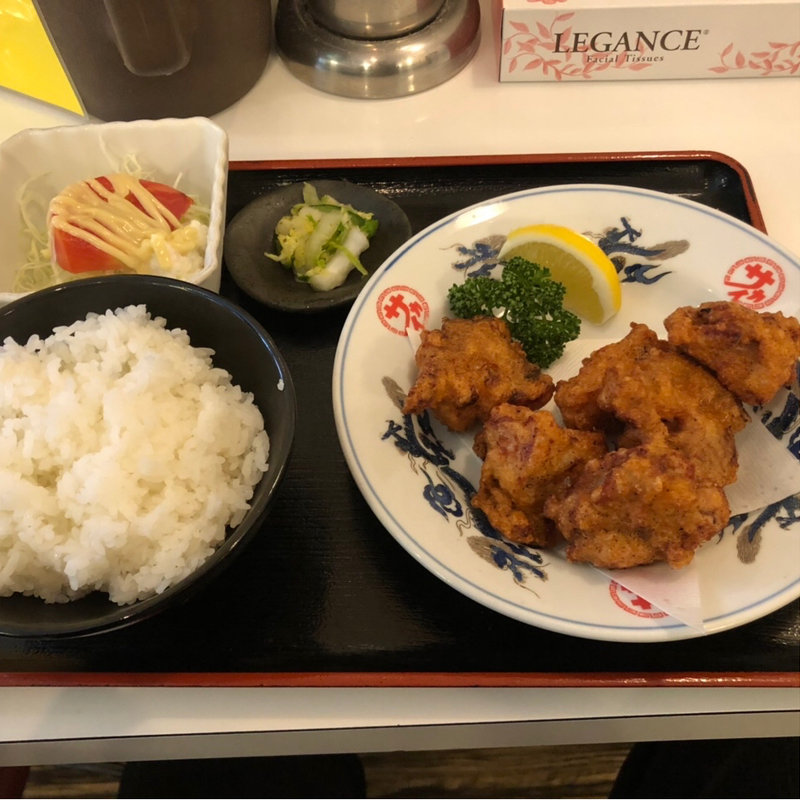 唐揚げ定食(中華のサカイ)