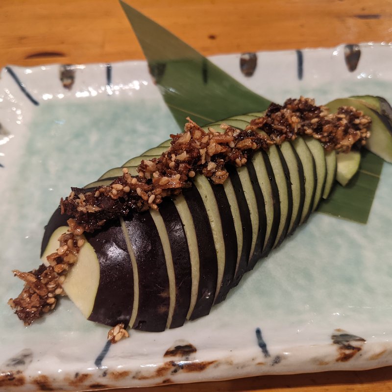 水茄子刺身(鳥酎 )