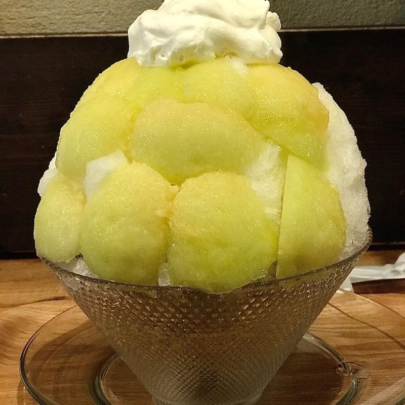 生メロンミルク(かき氷 薬膳スープ 美生)