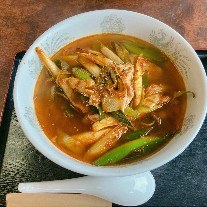 豚バラネギラーメン(扇子 )