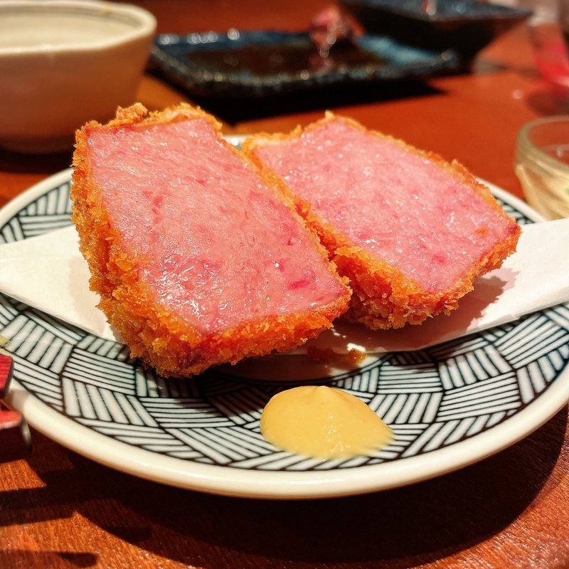 雲仙ハムカツ（2ヶ）(博多やさい巻き串屋ねじけもん自由が丘別邸)