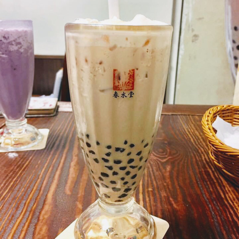 タピオカミルクティー　ホット／アイス(春水堂 六本木店)