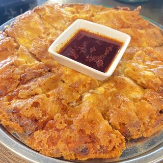 チーズとキムチのチヂミ(韓国料理 中央シジャン)