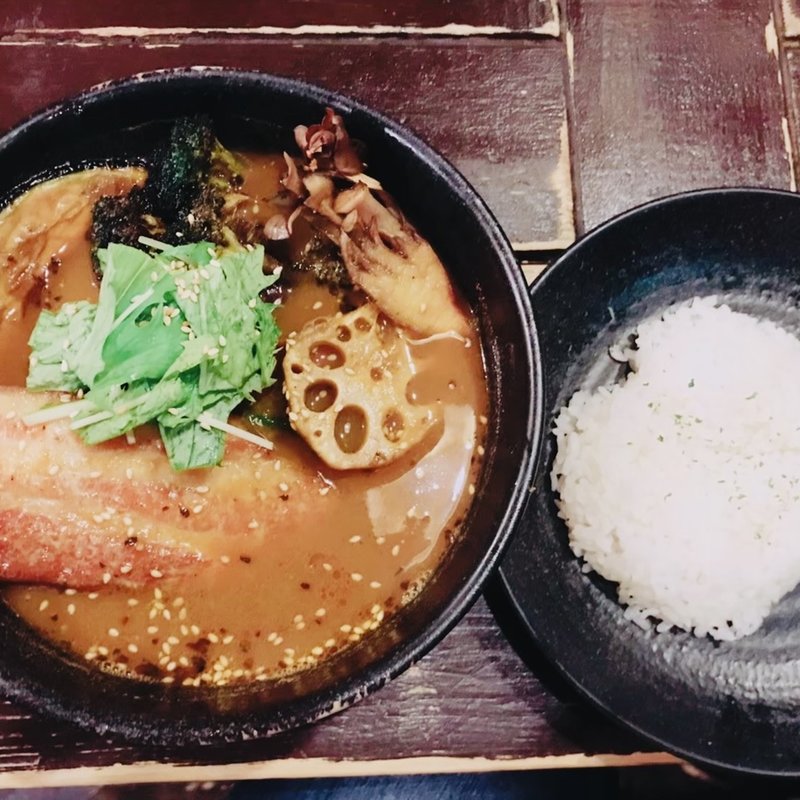 厚切りベーコンカレー(スープカリー ヒリヒリ2号)