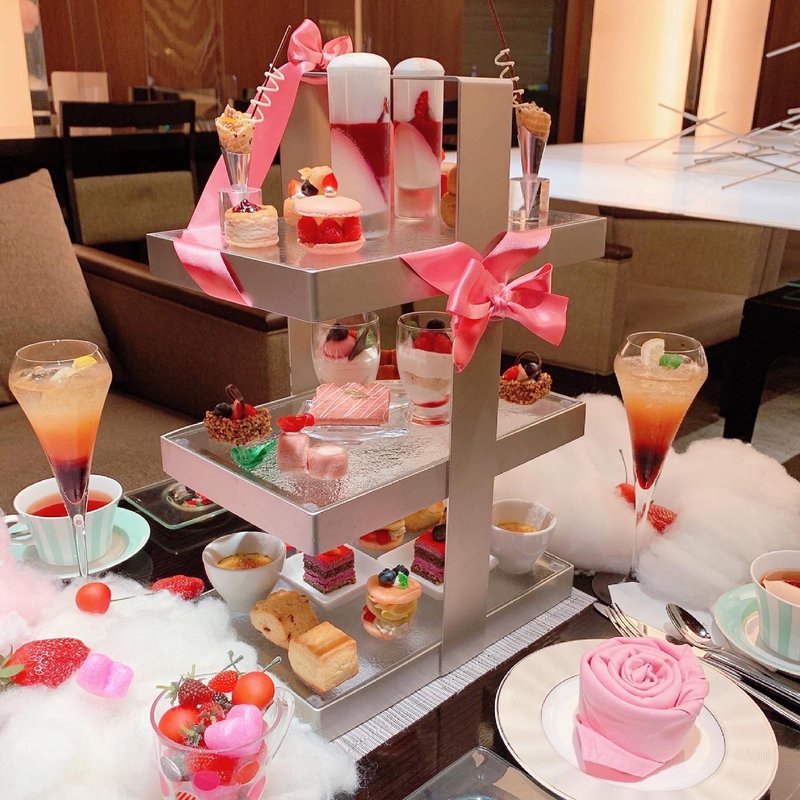 Berry berry Pink afternoon tea(ANAクラウンプラザホテル大阪)