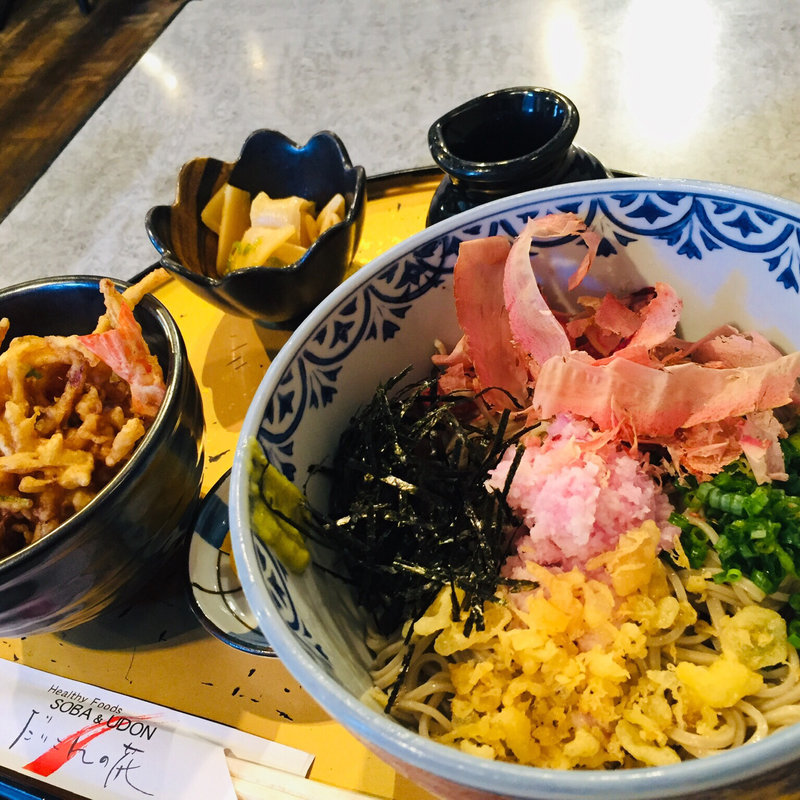 おろしそば ミニ天丼セット(だいこんの花 )