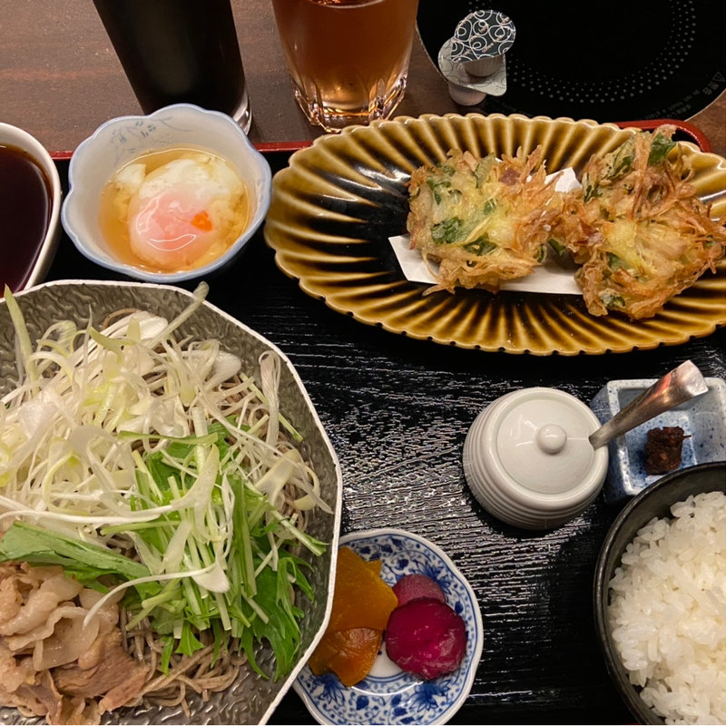 まぜ蕎麦御膳(Petit羅豚)