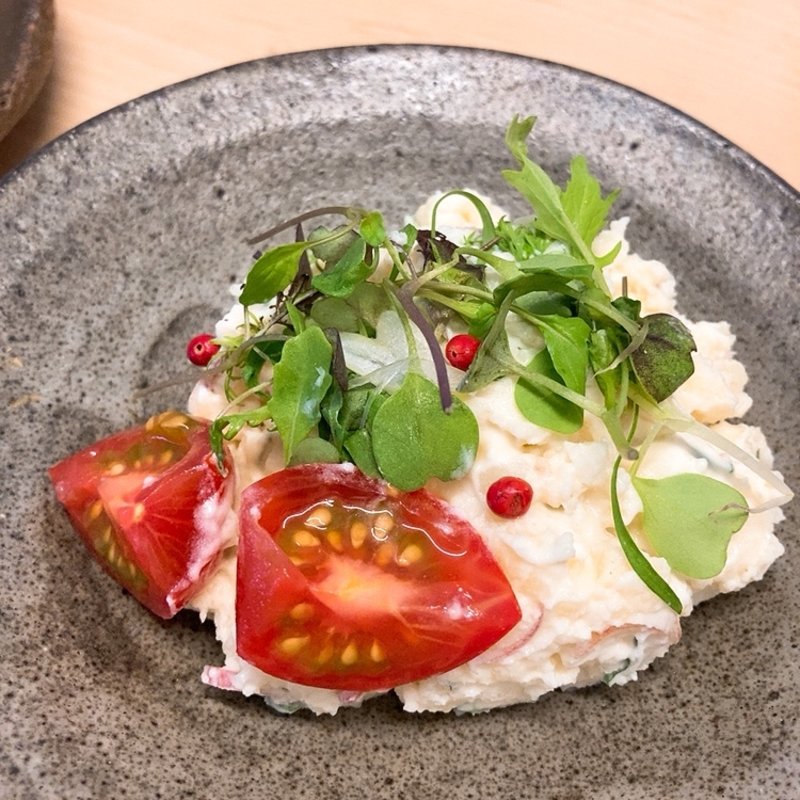 ミョウガとシソのポテトサラダ(太閤うどん 中町店 )