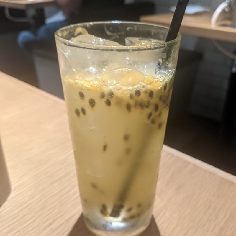 国産無農薬ノンアルコールパッションフルーツサワー(ビーフキッチン 渋谷店)