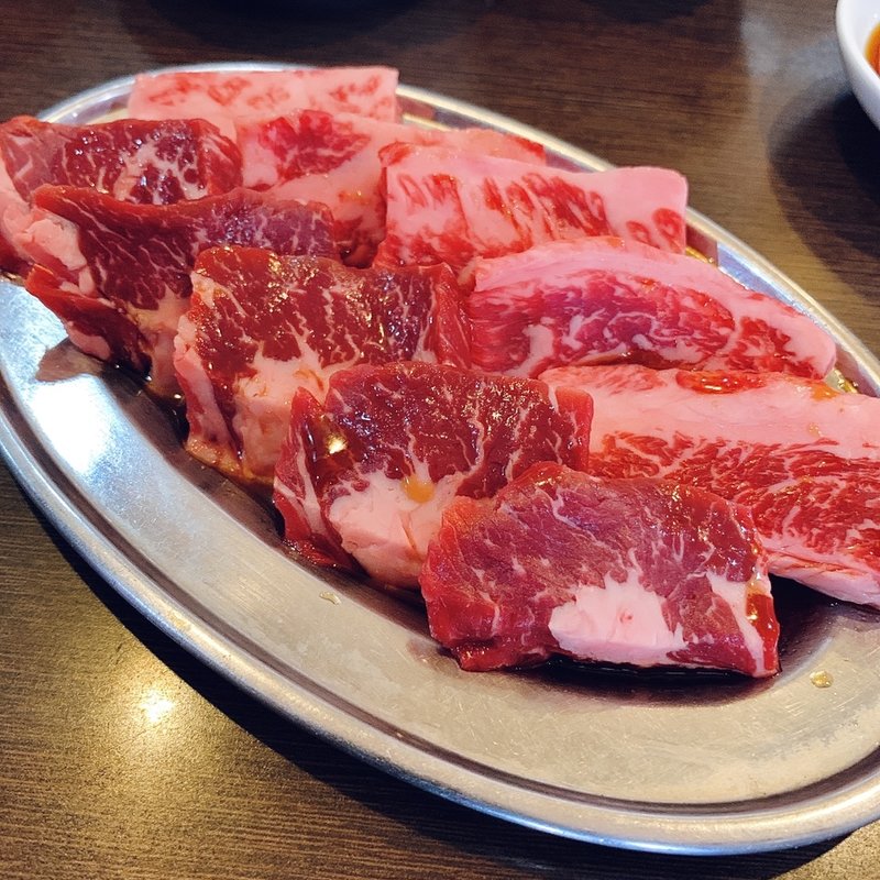 ハラミ・中落ちカルビ(明日の元気製作酒場てんぐ屋 本町 もつ鍋 居酒屋)