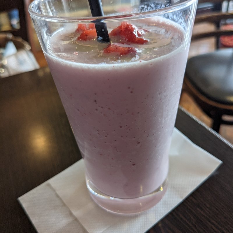 いちご練乳バナナスムージー(サンマルクカフェ アリオ川口店)
