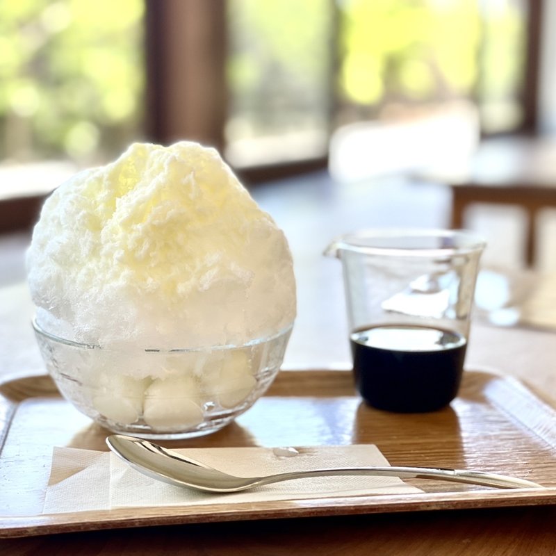 黒蜜かき氷(仏生山温泉 )