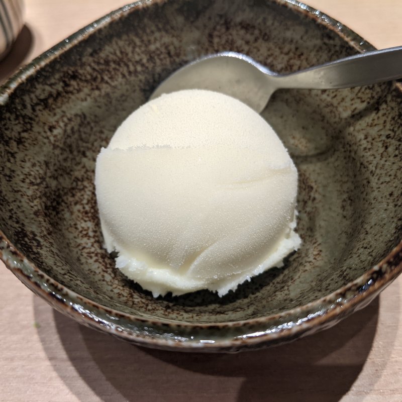 日向夏のシャーベット(尾崎牛焼肉 銀座 ひむか )