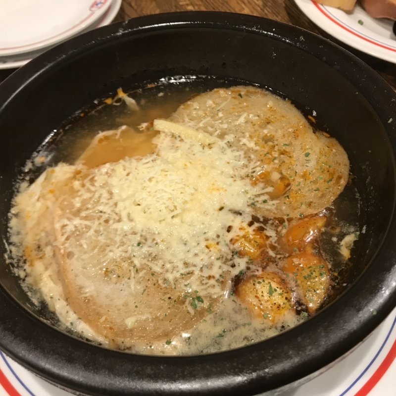 にんにくたっぷりアホスープ (ガーリック・ジョーズ クイーンズクスエア店 （GARLIC JO'S）)