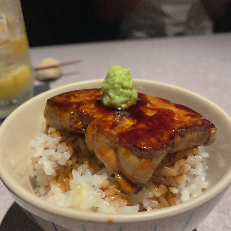 和ダレのフォアグラご飯(十番右京 恵比寿店)