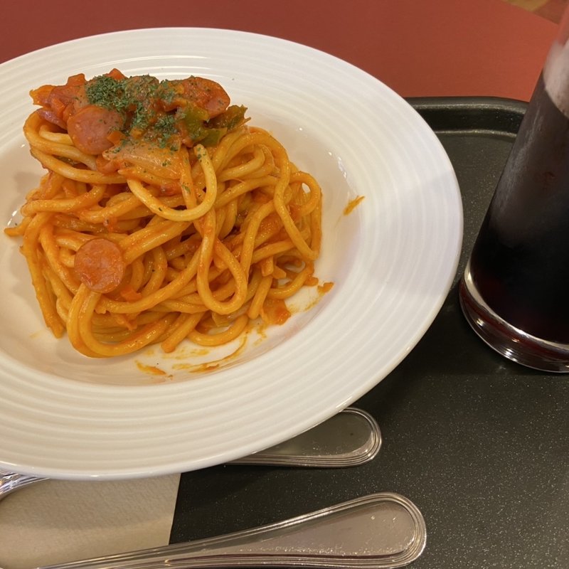 ナポリタンセット(カフェ・ベローチェ 銀座みゆき通り店)