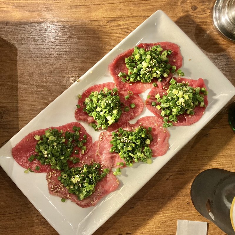 ネギ塩タン(新宿 焼肉バル NO MEAT, NO LIFE. 2nd)