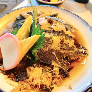 煮魚定食(カレイ)(土浦魚市場 )