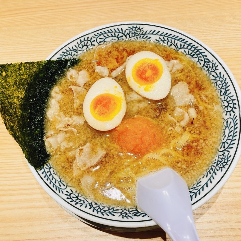 熟成醤油　味玉肉そば(丸源ラーメン　古河店)