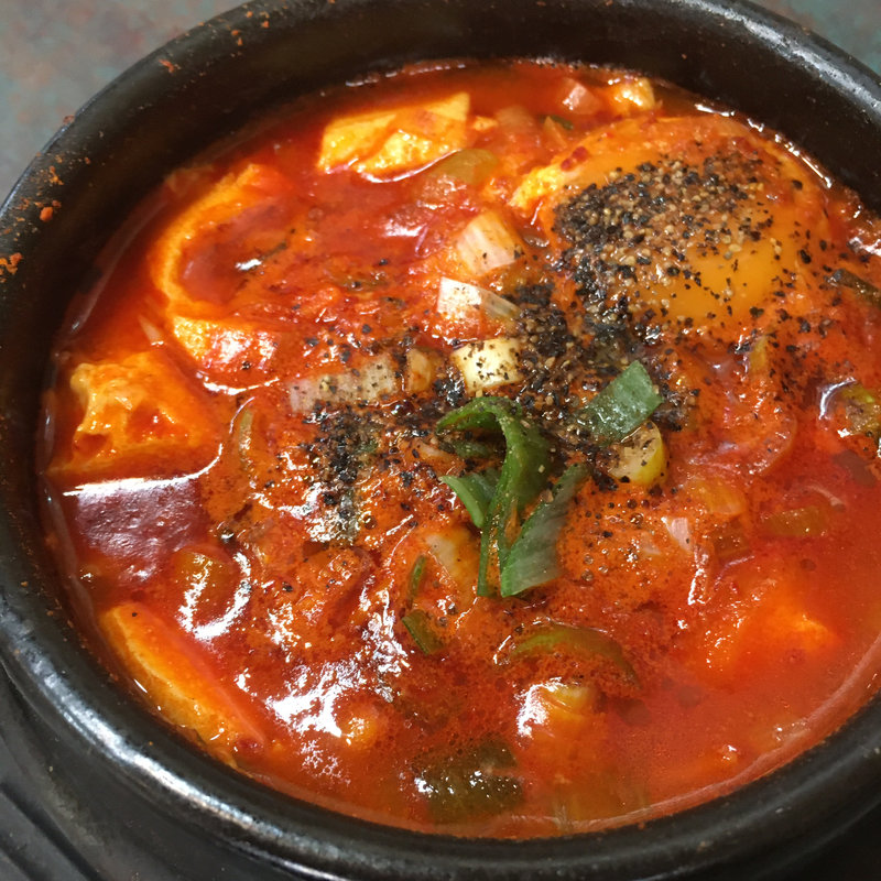 スン豆腐チゲ定食(丸い月 )