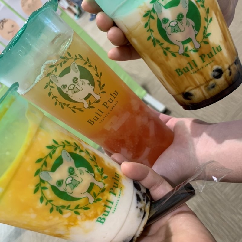 マンゴー杏仁、フルーツティー、黒糖タイガーミルク(ピオニーウォーク東松山　Bull Pulu)