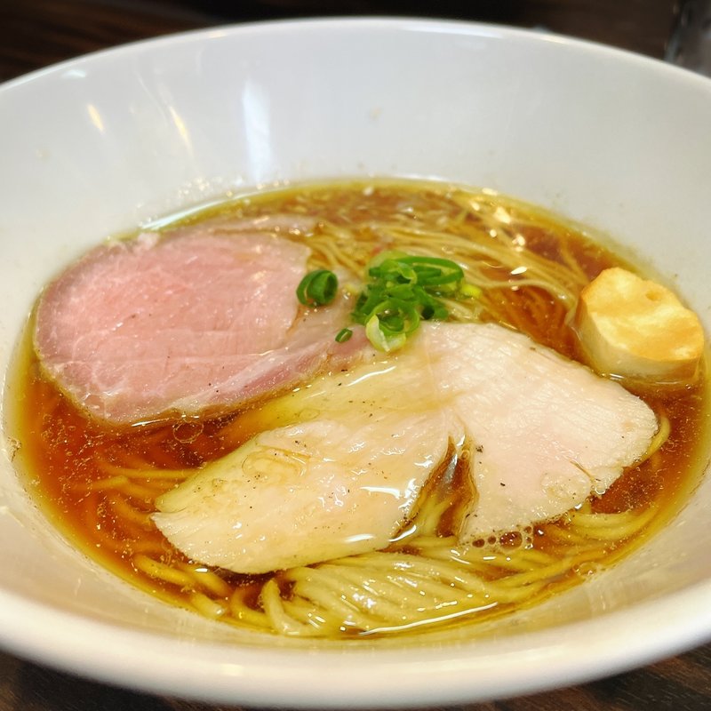 アジ煮干し中華そば(中華そば 梟)