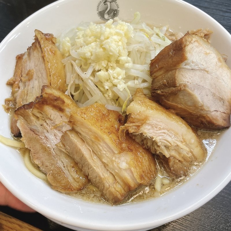 ラーメン小盛＋肉増し(まるぎん二号)