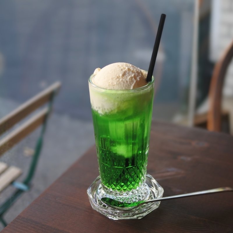 クリームソーダ(きゅうり喫茶店)