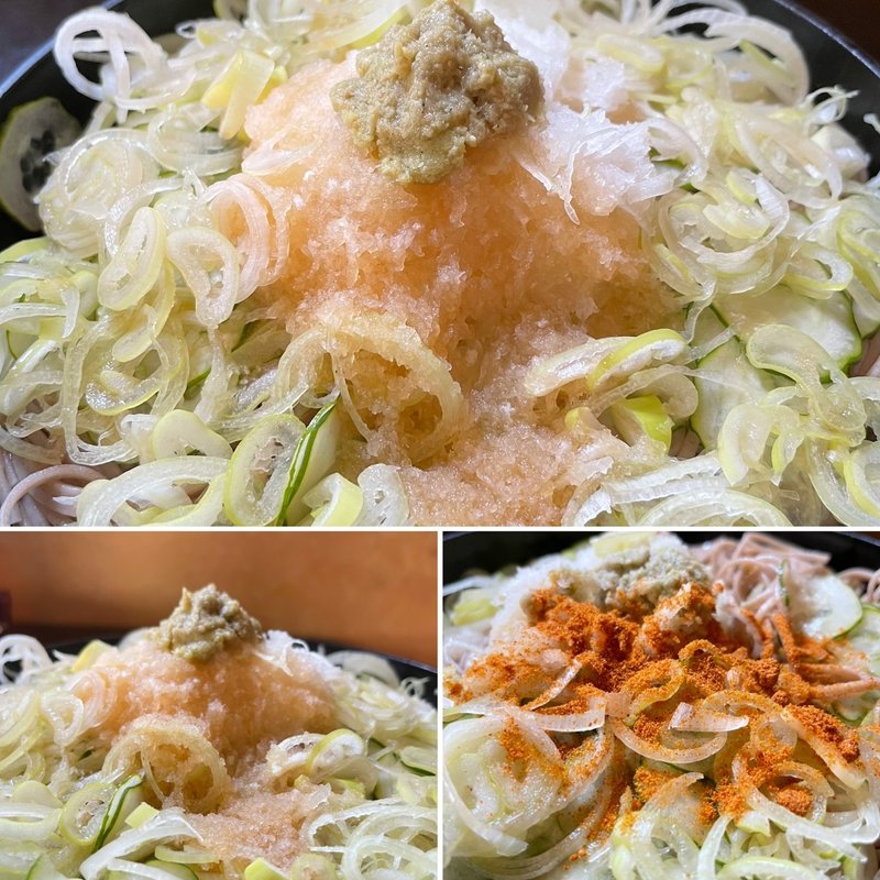 辛味大根おろし蕎麦(自宅)