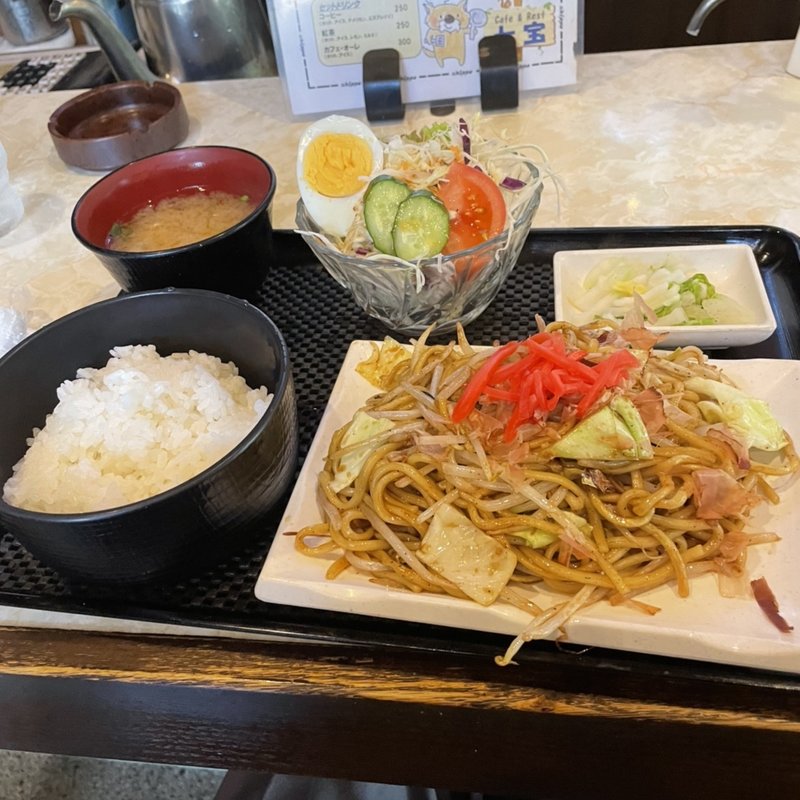 焼きそば定食(しっぽう)