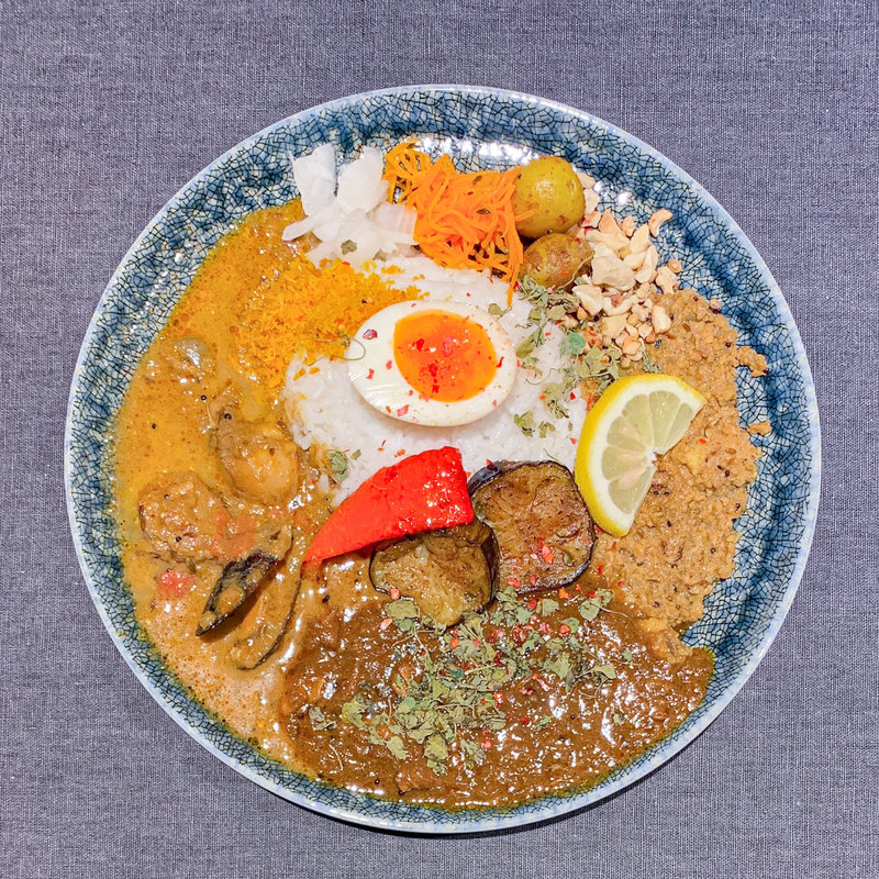 3種あいがけ(咖喱アンダーソン（代官山）)