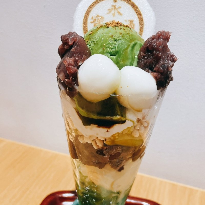 楽　抹茶パフェ(永楽屋 本店 （えいらくや）)