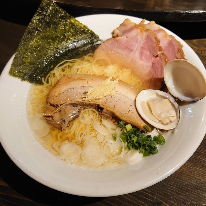 はまぐりの塩そば(中華そばひしお-醤-)