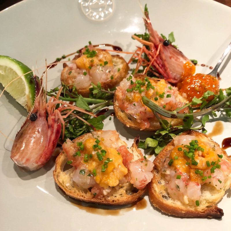 海老と雲丹のタルタル(バーマン)